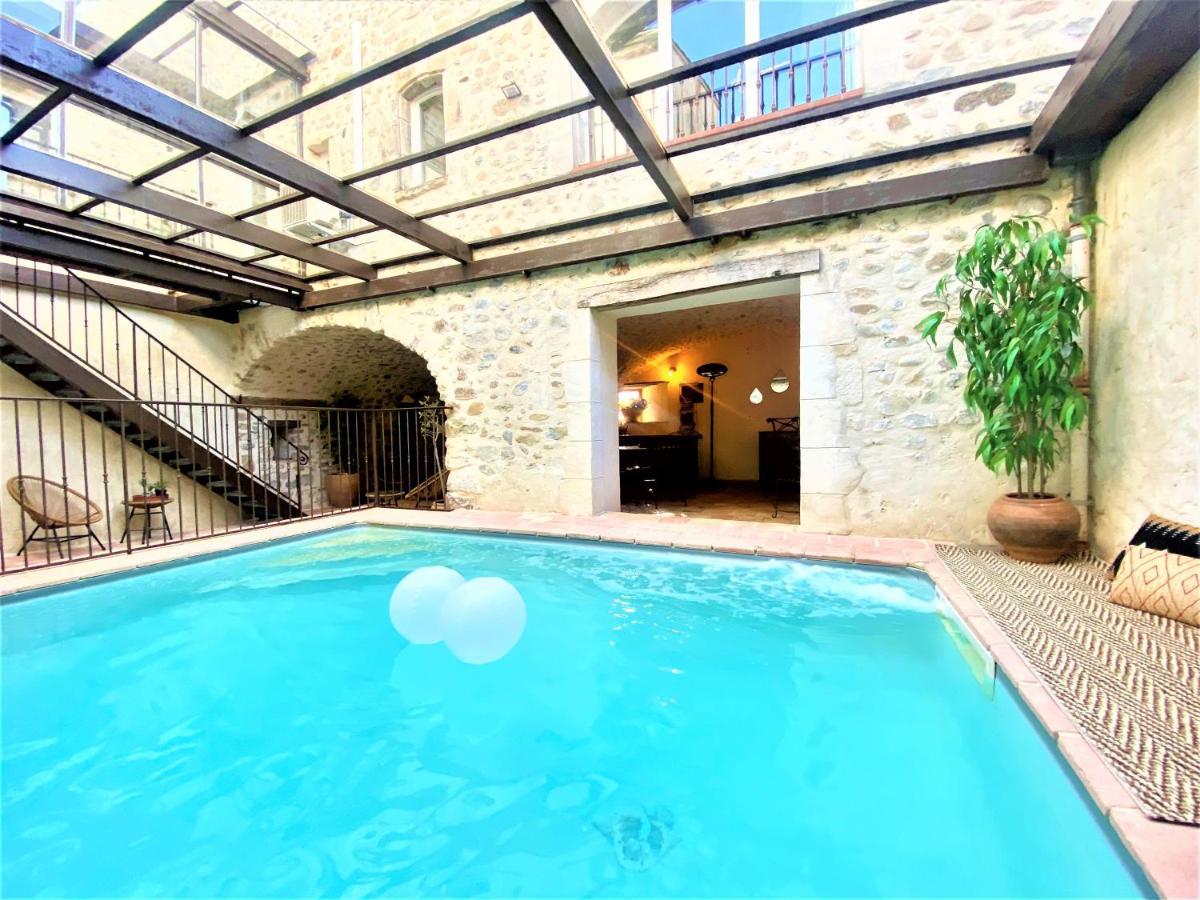 Gite De Groupe 9Ch Ou 3 Gites Independants De 3Ch - Patio Et Piscine Interieure Chauffee Toute L'Annee Vallon-Pont-d'Arc Ngoại thất bức ảnh
