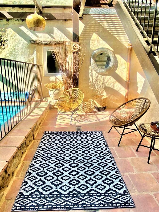Gite De Groupe 9Ch Ou 3 Gites Independants De 3Ch - Patio Et Piscine Interieure Chauffee Toute L'Annee Vallon-Pont-d'Arc Ngoại thất bức ảnh
